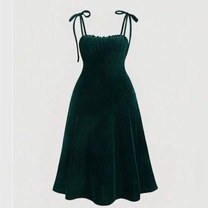 Green ankle length cocktail dress size 20